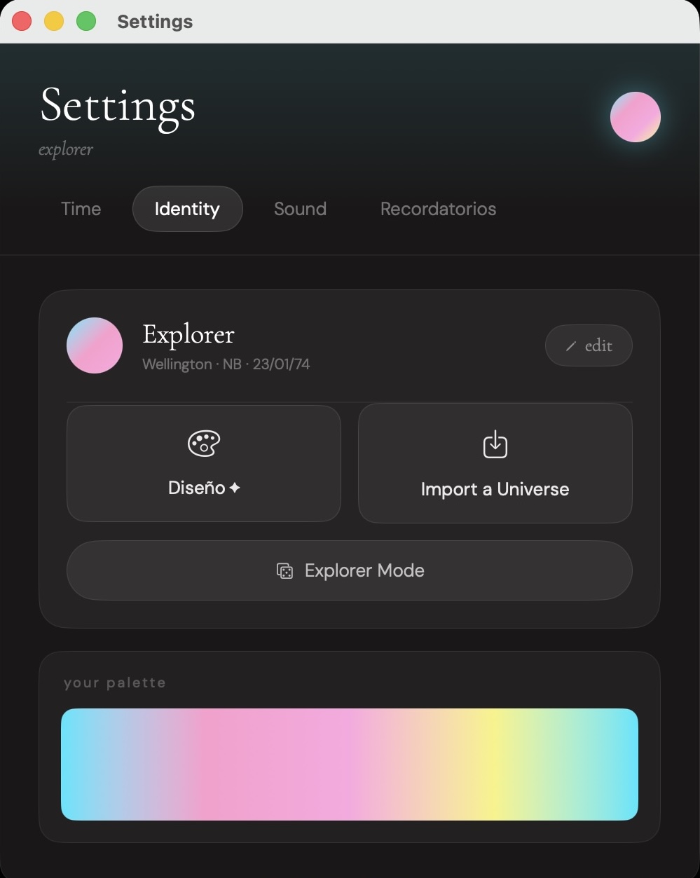 Identity Workspace